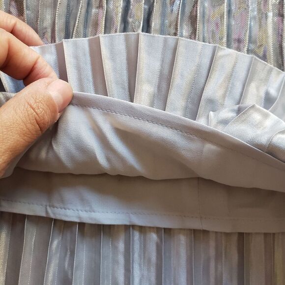 INC silver metallic skirt - Picture 9 of 16